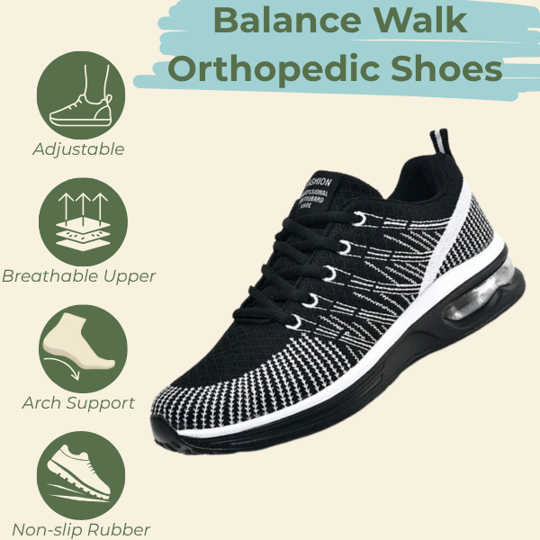 Balance Walk – Stabile orthopädische Schuhe zur Linderung von Neuropathie und Rückenschmerzen