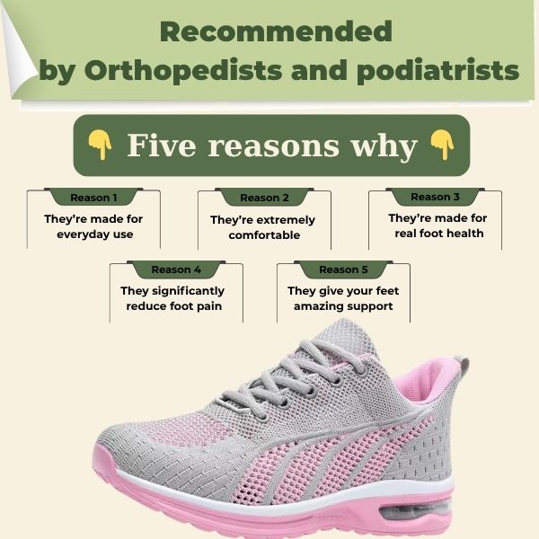 Ortho Cloud – Orthopädische Schuhe mit Luftpolster für Plantarfasziitis und Gelenkschmerzen