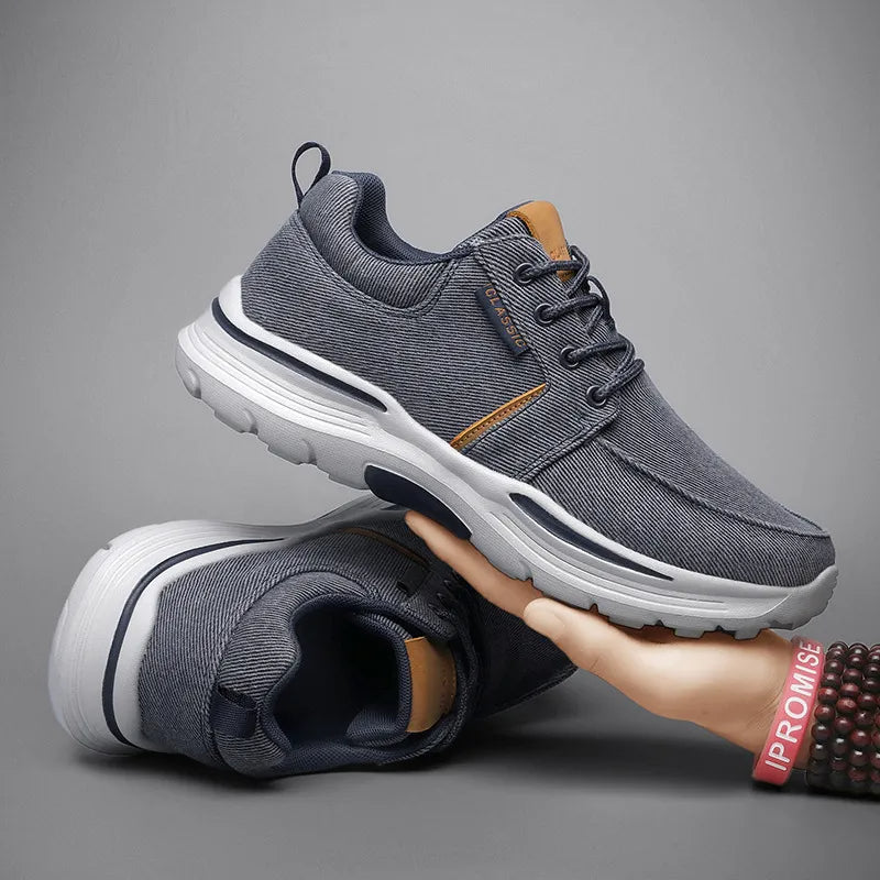 Orthopädische Freizeit-Wanderschuhe für Herren – bequem, atmungsaktiv mit Fußgewölbeunterstützung