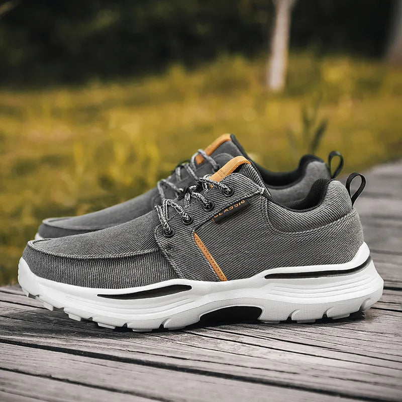 Orthopädische Freizeit-Wanderschuhe für Herren – bequem, atmungsaktiv mit Fußgewölbeunterstützung
