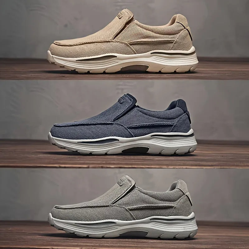 Orthopädische Freizeit-Wanderschuhe für Herren – bequem, atmungsaktiv mit Fußgewölbeunterstützung