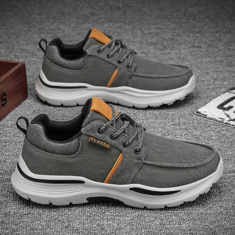 Orthopädische Freizeit-Wanderschuhe für Herren – bequem, atmungsaktiv mit Fußgewölbeunterstützung