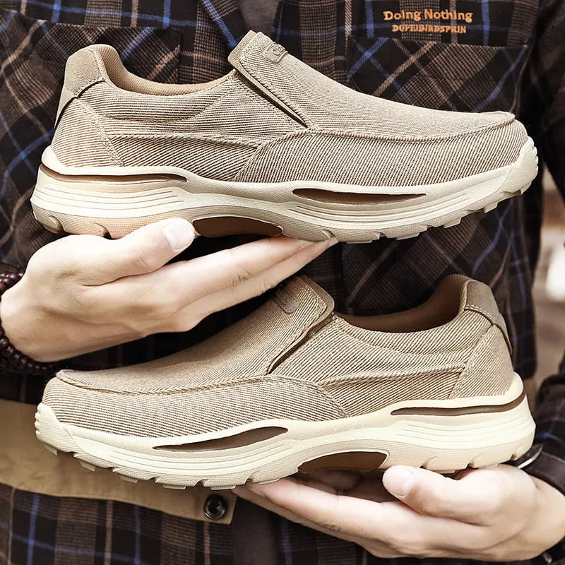 Orthopädische Freizeit-Wanderschuhe für Herren – bequem, atmungsaktiv mit Fußgewölbeunterstützung