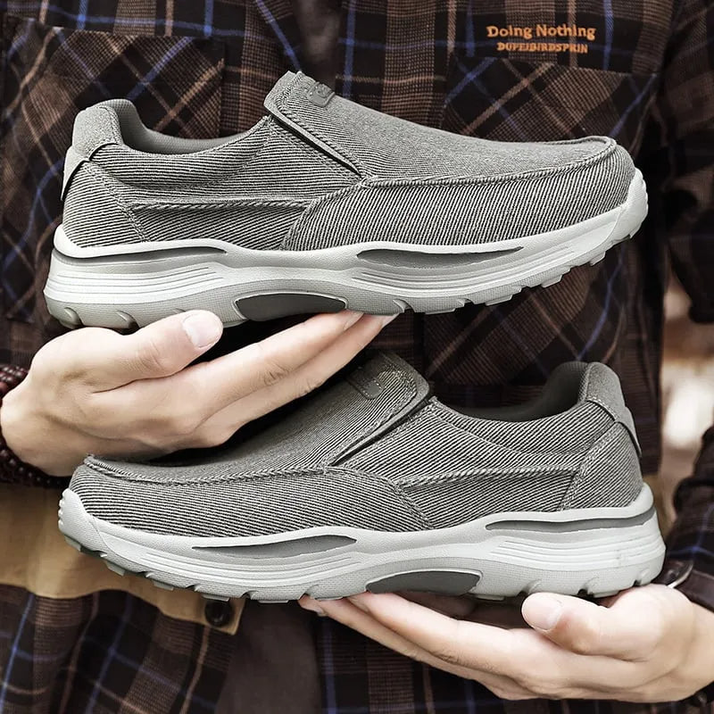 Orthopädische Freizeit-Wanderschuhe für Herren – bequem, atmungsaktiv mit Fußgewölbeunterstützung