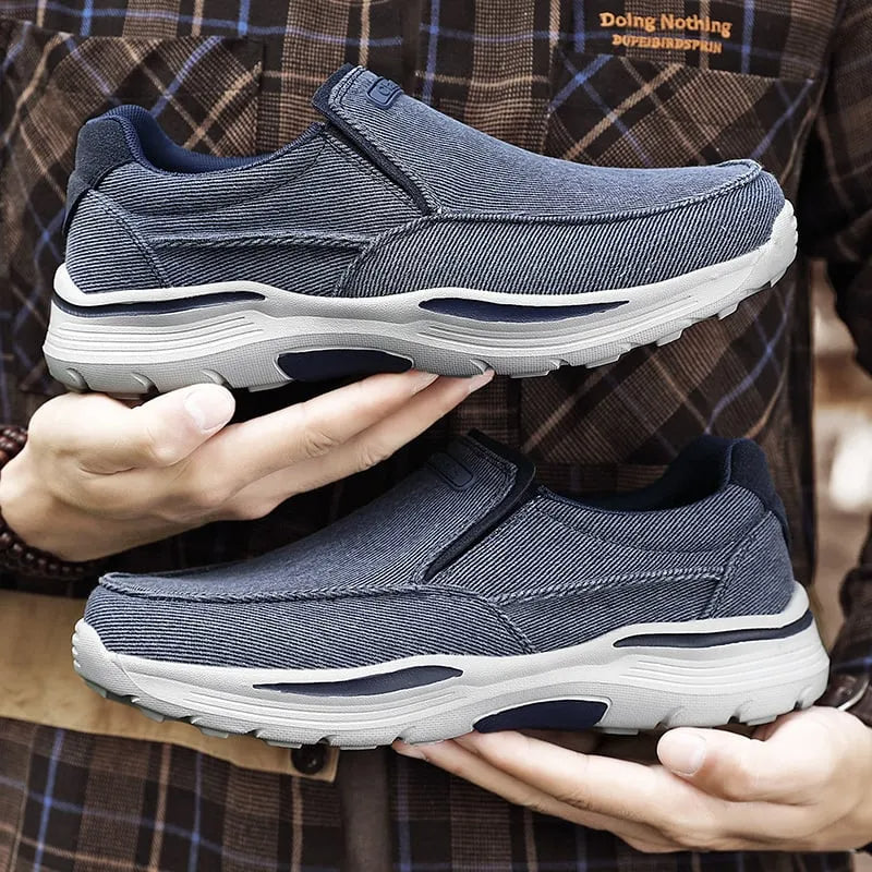 Orthopädische Freizeit-Wanderschuhe für Herren – bequem, atmungsaktiv mit Fußgewölbeunterstützung
