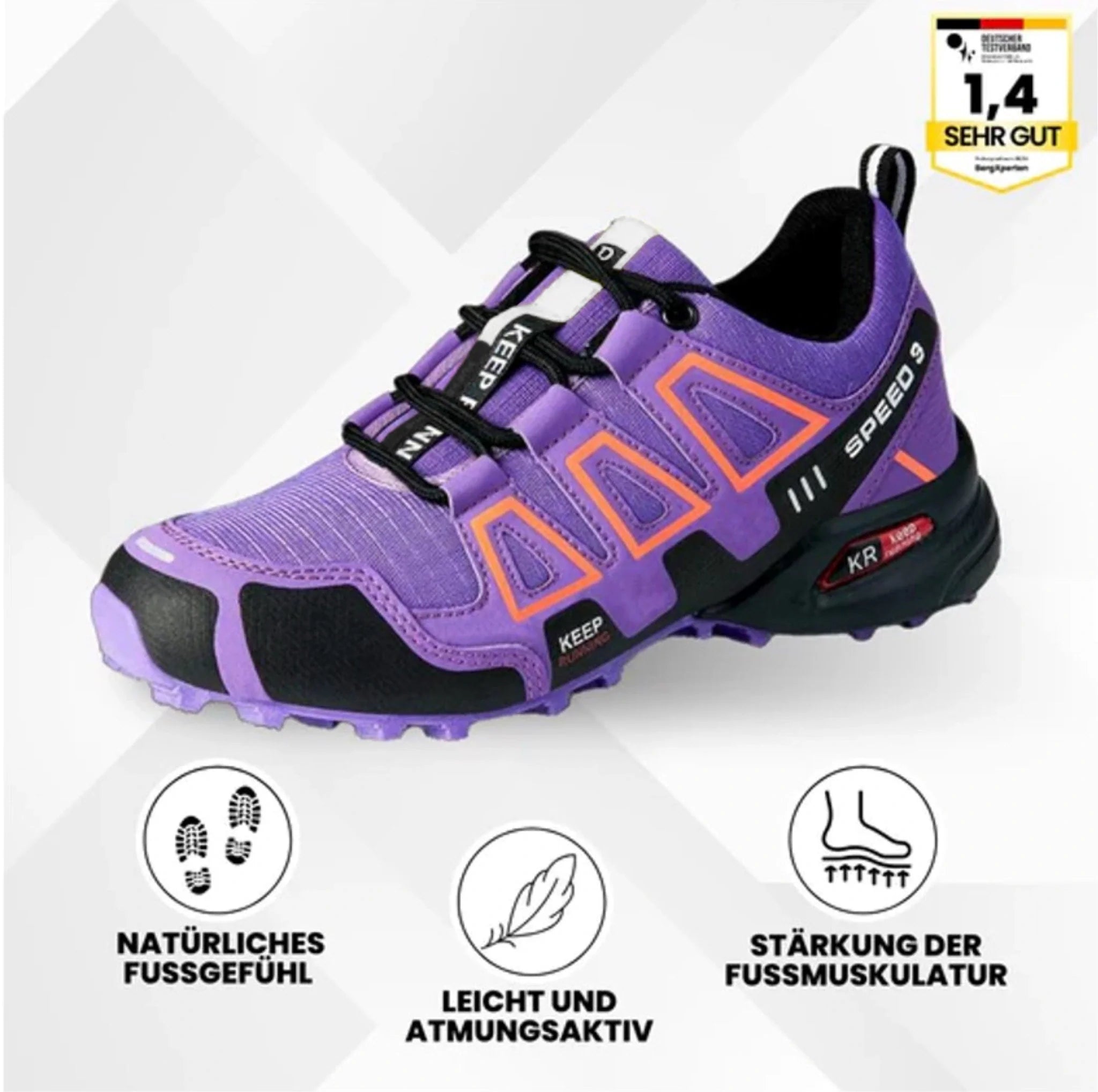 OrthoTrekking | Ergonomischer Schmerzlindernder Trekking u.- Wanderschuh