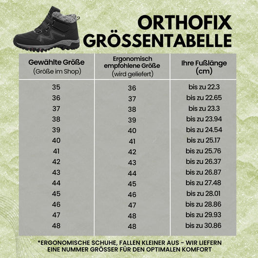 OrthoFit Winter | Ergonomischer, Wasserdichter & Rutschfester Komfort-Schuh