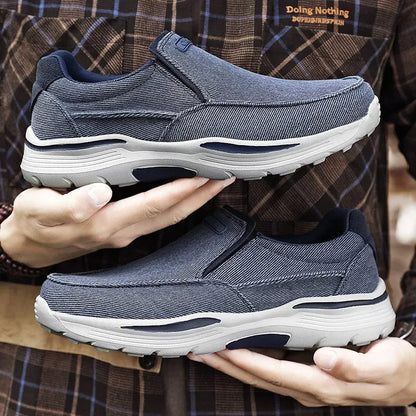 Orthopädische Freizeit-Wanderschuhe für Herren – bequem, atmungsaktiv mit Fußgewölbeunterstützung