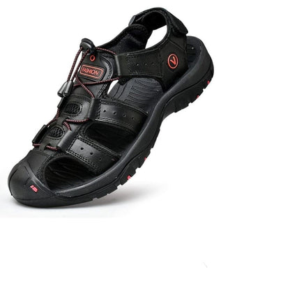 Sandália Adventure Premium Antiderrapante + Brinde Exclusivo Calçados (Sandália Masculina 3) Dm Stores Preto 37 Lanterna de Cabeça Recarregável